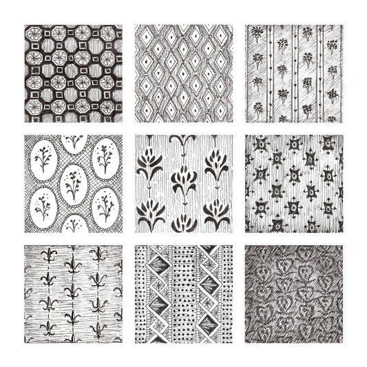 "Victorian Wallpaper" - Note Cards